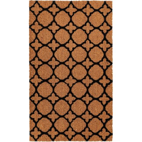 Paillasson coco naturel antidérapant ultra absorbant - 75 x 45 cm