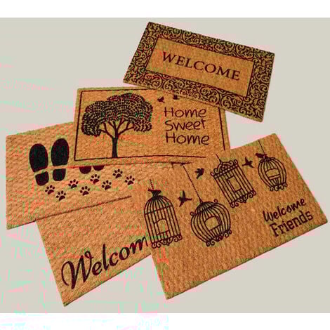 PAILLASSON COCO TRENZADO PANAMA 40x70CM STD