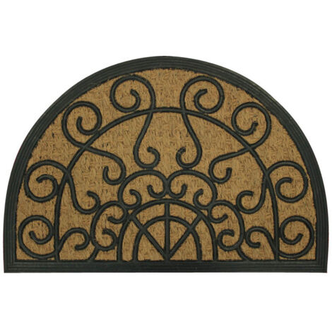Paillasson Demi-Lune "Marquis" 40x60cm Naturel