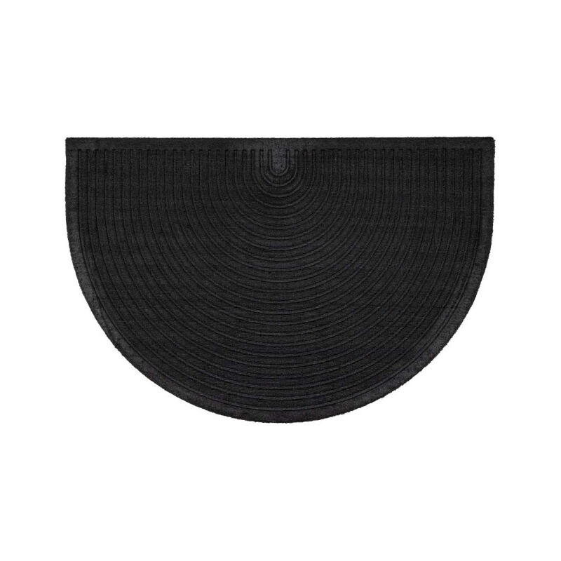 Paillasson Demi-Lune 'Teodor' 60x90cm Noir