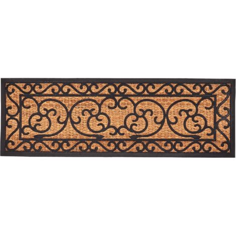 Paillasson en caoutchouc coco Arabesque XL