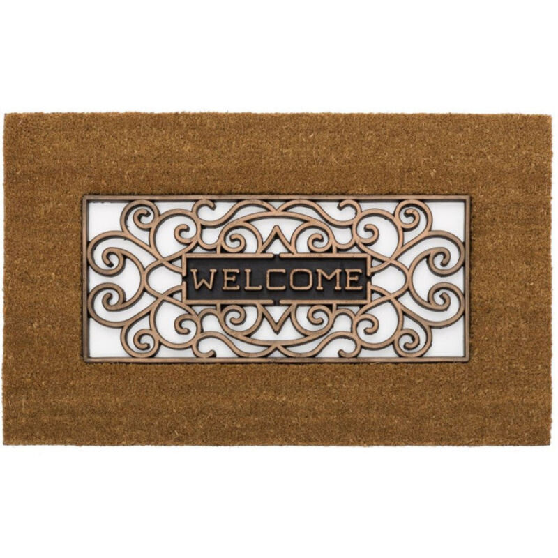 Paillasson en gomme Welcome 75 cm