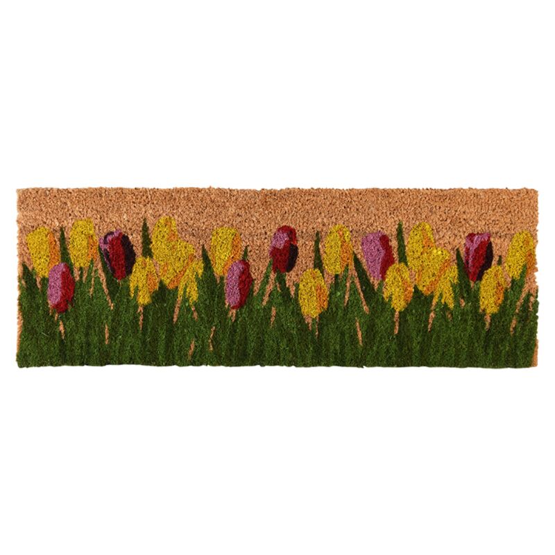Esschert Design - Paillasson rectangulaire à imprimé tulipes en fibre de coco - Multicolore - l 75,3 x l 25,3 cm - Livraison gratuite Esschert Design - Paillasson rectangulaire à imprimé tulipes en fibre de coco - Multicolore - l 75,3 x l 25,3 cm - Livraison gratuite