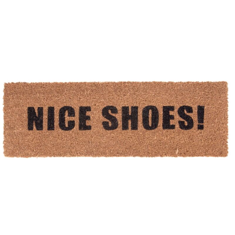 Paillasson en fibres de coco Nice Shoes Noir