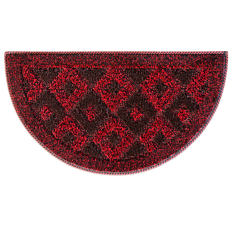 Emmevi Mv S.p.a. - Paillasson Entrée Absorbant Doux et Antidérapant Demilune - Rouge