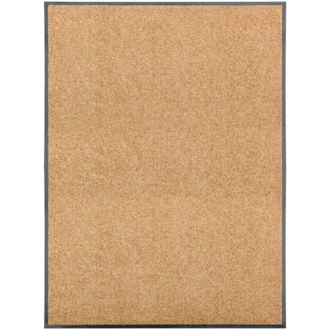 Paillasson lavable Tapis de salon Style Moderne - Tapis de sol Crème 90x120 cm BV575917 - BonneVie