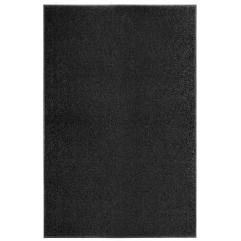 Paillasson lavable Tapis de salon Style Moderne - Tapis de sol Noir 120x180 cm BV759610 - BonneVie