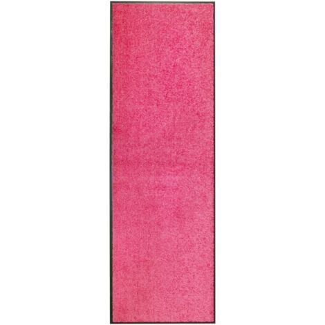 Paillasson lavable Tapis de salon Style Moderne - Tapis de sol Rose 60x180 cm BV452112 - BonneVie