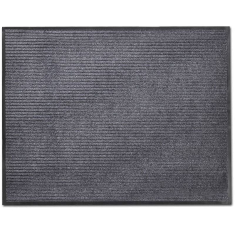 Paillasson, Tapis d'entrée, Tapis de salon pvc Gris 90 x 150 cm ORWE32333 design in