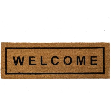 Paillasson Long Étroit Coco et Caoutchouc Welcome