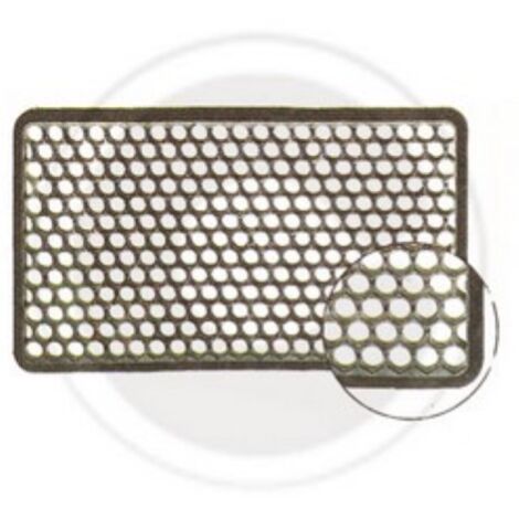paillasson nid d&39abeille avec bordure 41x71 cm en caoutchouc noir pour usage extA rieur