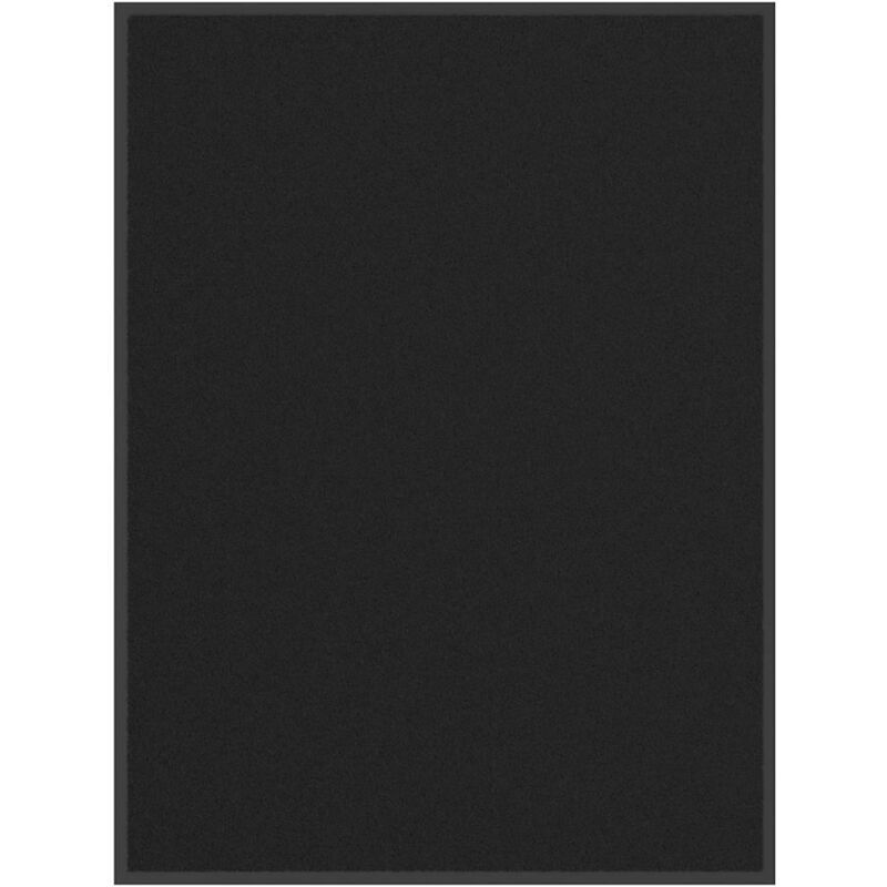 Paillasson Noir 80x120 cm - Vidaxl