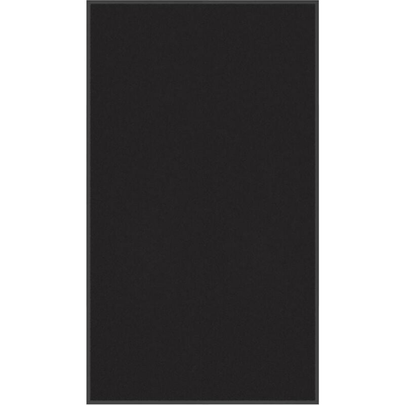 Vidaxl - Paillasson noir 115x200 cm