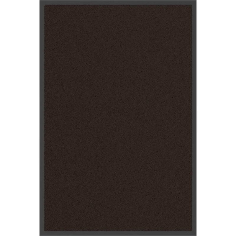 vidaXL Fußmatte Braun 60x90 cm