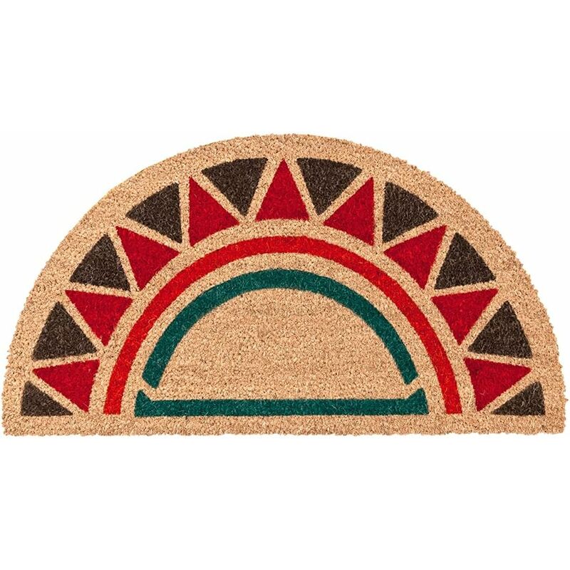 Emmevi Mv S.p.a. - Paillasson Noix de Coco Semiluna Dos Antidérapant Entrée Externe - b