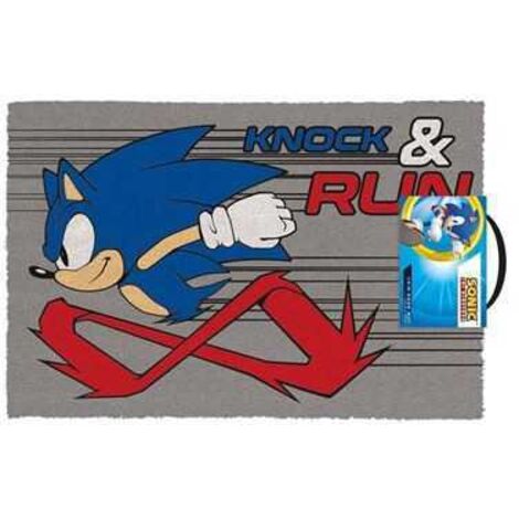 Paillasson Pyramid International Sonic the Hedgehog Knock & Run 40 x 60 cm Officiel
