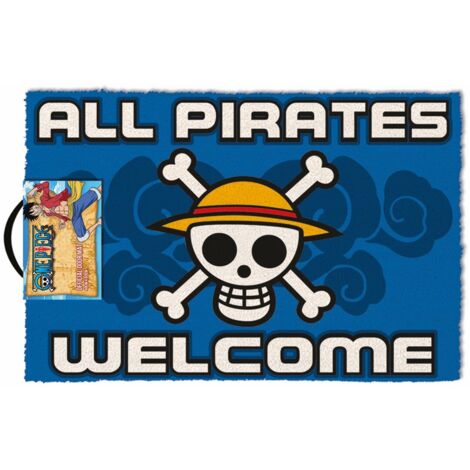 Paillasson pyramide one piece all pirates welcome