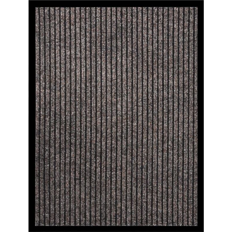 Paillasson rayé Beige 60x80 cm Vidaxl