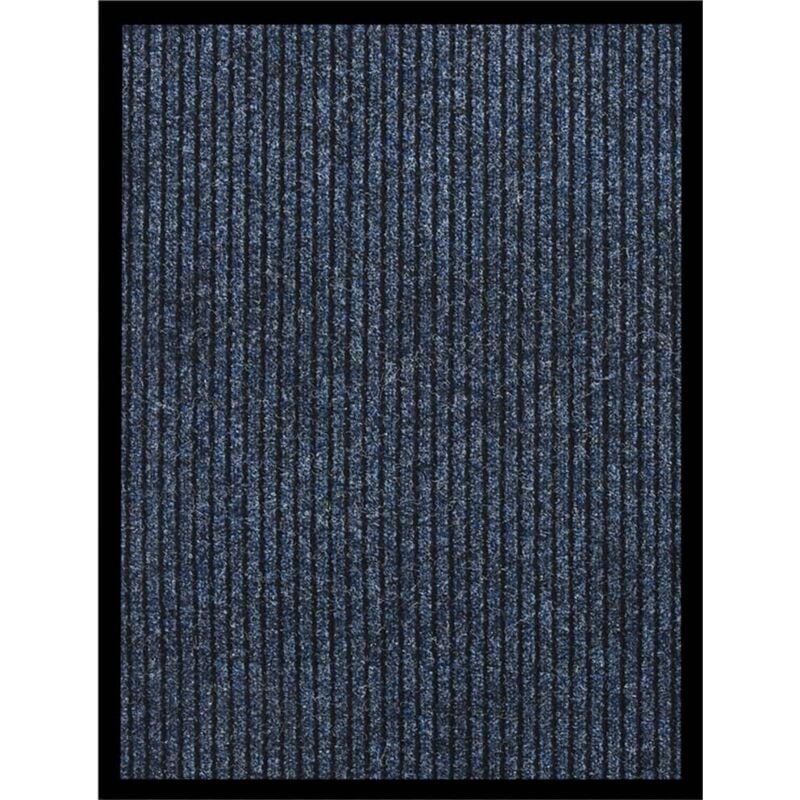 Paillasson rayé Bleu 60x80 cm Vidaxl