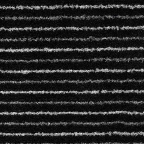 Paillasson rayé polypropylène anthracite L600xl800xS5 mm