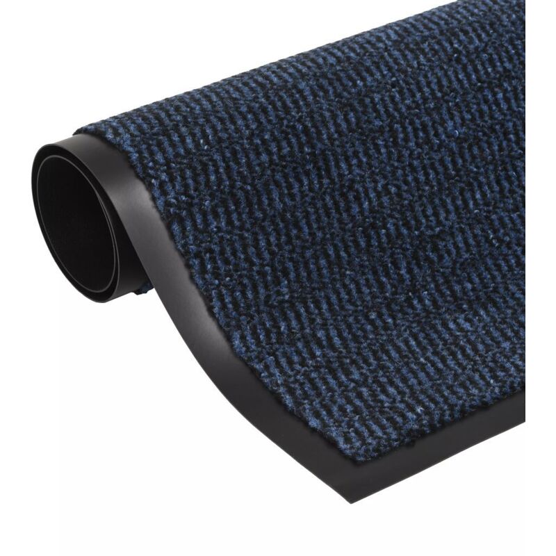Vidaxl - 90x150 cm Tapis à poussière rectangulaire matelassé Diverses couleurs Couleur : bleu