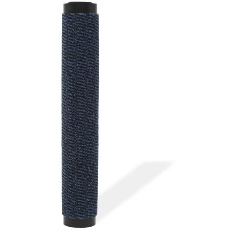 Paillasson rectangulaire 90 x 150 cm Bleu