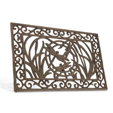 Paillasson rectangulaire fonte - Fonte - Marron - Décoration d'Autrefois