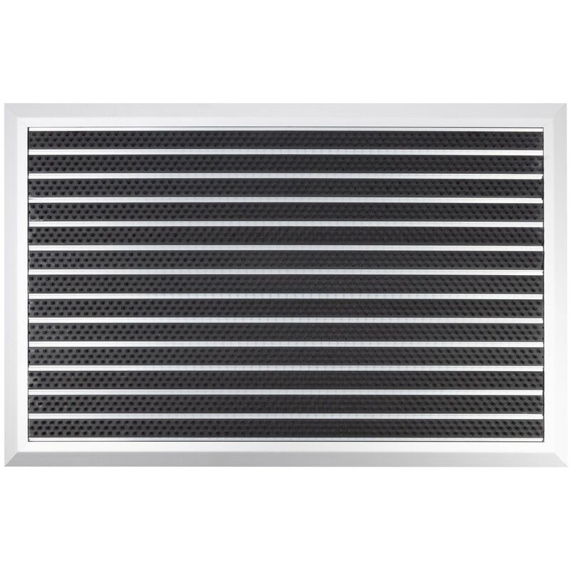 Floordirekt - Paillasson en aluminium Spectral Avec brosses 54 x 83 cm