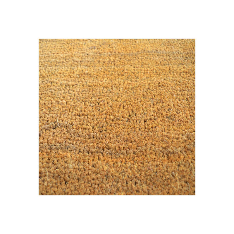 Paillasson - Tapis brosse Coco - Écru - Ep. 17mm - Rouleau de 2m x 1m