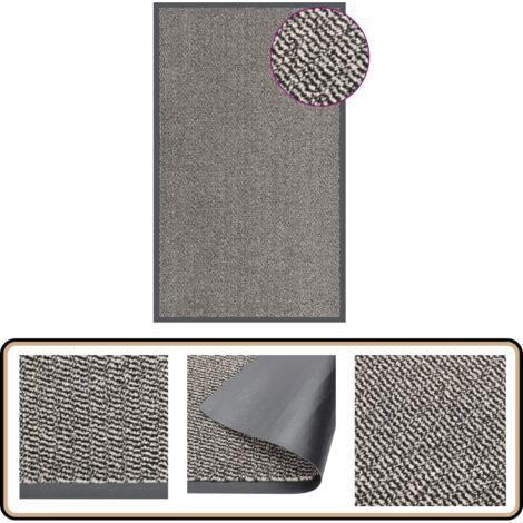 Paillasson touffeté 90x150 cm Marron clair - Tapis D'entrée - Paillasson Intérieur - Matelas D'accueil - Tapis Absorbant - Tapis Extérieur