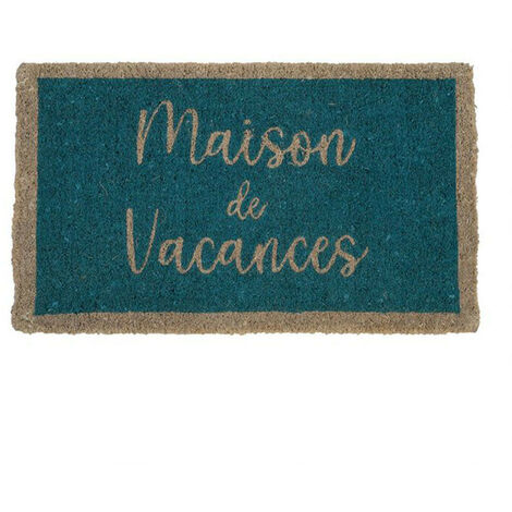 Paillasson vacances bleu 73x43x73cm
