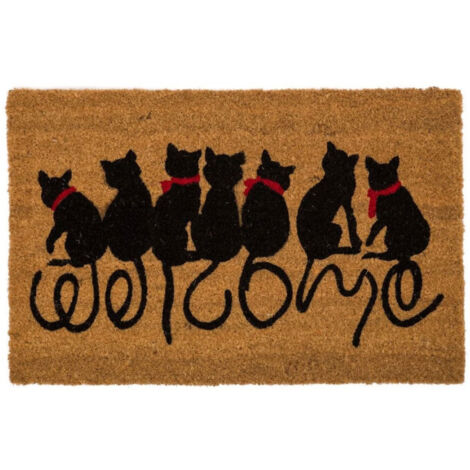 Paillasson welcome chats 60 cm
