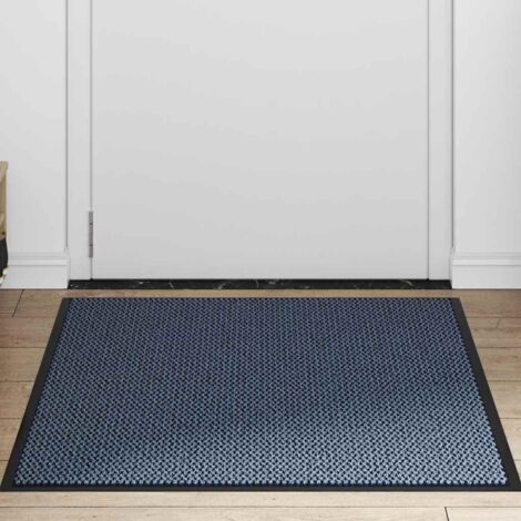 Paillasson，Tapis d'entrée bleu 90x150 cm CFW956674