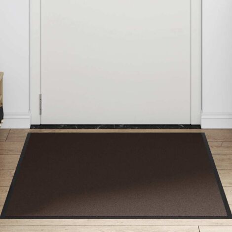 Paillasson，Tapis d'entrée marron 90x150 cm CFW398753