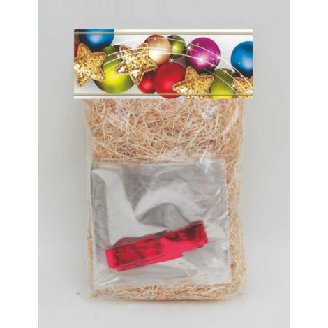 Papier Cadeau Doré & Rouge – 2 Rouleaux 8m X 43cm, Finition Nacrée, Épais & Écologique – Anniversaire, Noël, Mariage