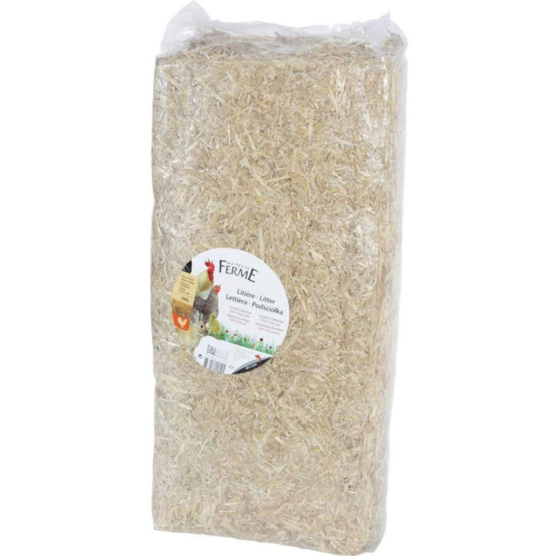 Animallparadise - Paille naturelles 240 litre ( 8 kg) litière animaux basse-cour,