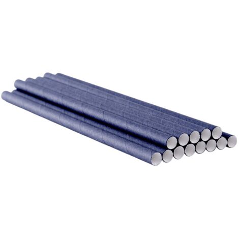 Pailles en papier de 20 cm de diamètre, 8 noires, 150 pièces. Profitez-en, soyez éco-responsable.
