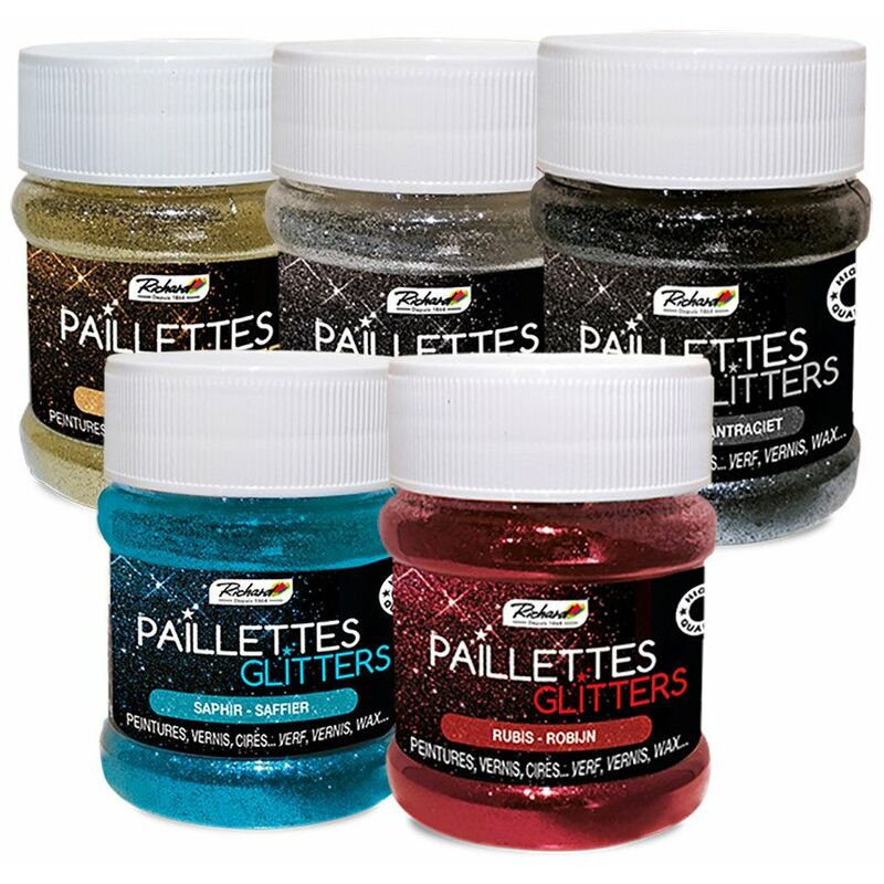Colorant Paillettes Anthra Pot80ml - PAILLETTES