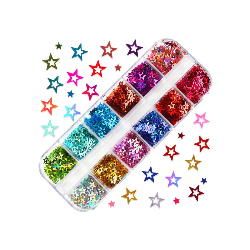 Paillettes per Nail Art a sirena decorazione in