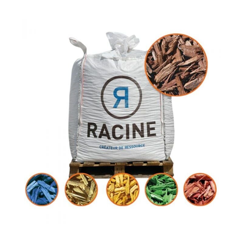 Paillis Color BRUN 20/50mm,Big bag de 1 m3 - PRO102