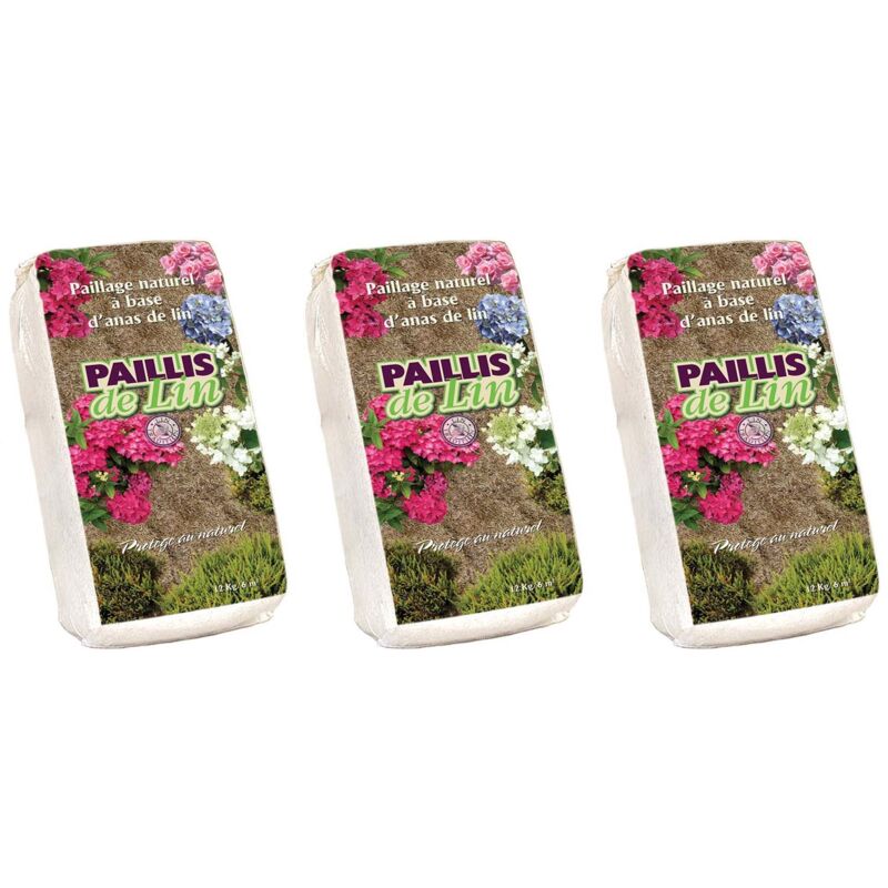 Paillis de lin 12 kgs Lot de 3
