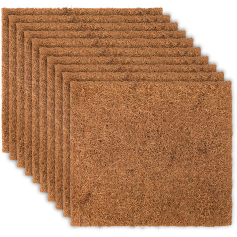 Paillons de Nesting pour Poulailler en Fibre Coco Naturelle 6 ou 10 Pièces 33x33 cm