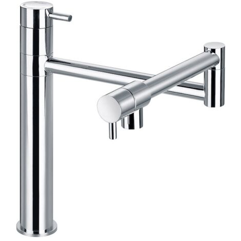 PAINI Cox Rodeo mezclador de cocina caño alto articulado cromado extraíble