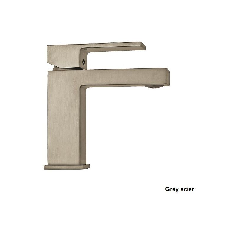 Paini Mitigeur lavabo Dax Small pvd Grey Acier