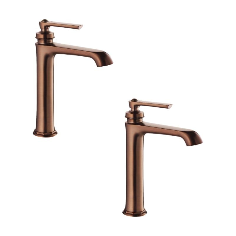 Lot de deux mitigeurs retro paini lavabo haut Lady's 180 Auburn
