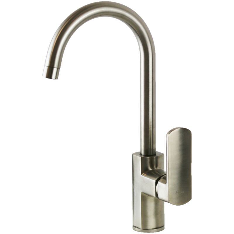 

Mezclador de fregadero de latón color níquel antiguo Paini Ovo 86PW572 | Niquel Antiguo