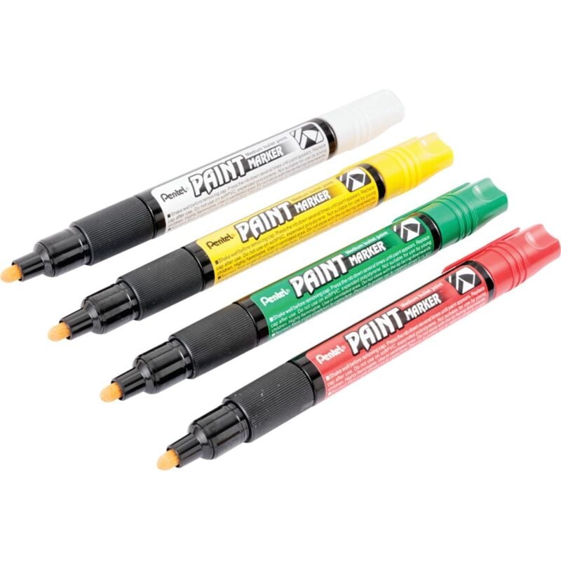 Pentel - Paint Markers Assorted (Pack-4)