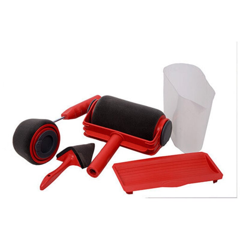 Paint Racer Pro - Rouleau de peinture portable avec réservoir intégré - Système anti - Venteo