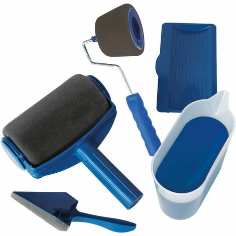 Paint Runner Pro de The Renovator - Kit de decoración y juego de almohadillas de pintura para paredes y techos