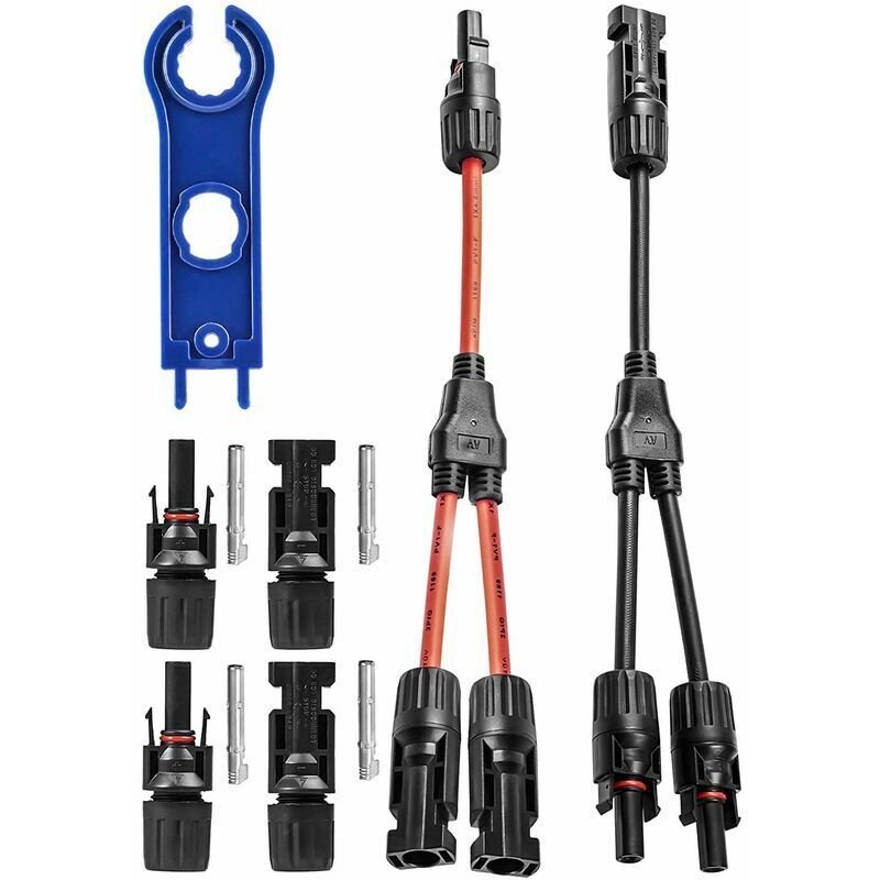 Cavo Pannello Solare Professionale (da 1 A 2 Pin) Connettore Y MMF+FFM - Foto 5